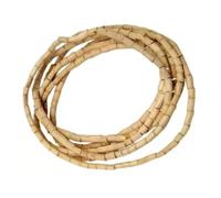 Samyuktha 2 Round Original and Natural Tulsi Kanthi Mala | Vrindavan Iskcon Natural Vaishnav Two Round Tulasi Holy Basil Mala for Men & Women (Size: 3mm, Length: Approx 32 inches)