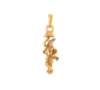 Samyuktha Indian 925 Sterling Silver 22k Gold Plated God Krishna Pendant Lord krishan/Radha Krishna/Bal Gopal Locket for Men and Women, Sterling Silver, No Gemstone