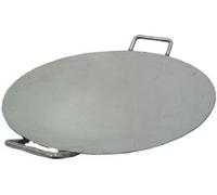 Samyuktha Indian Traditional Stainless Steel Round Pav Bhaji Tawa 20" Inch Commercial Purpose