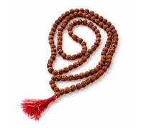 Samyuktha Rudraksha 108 Mala Powerful Rudraksha Mala for Positive Vibes, Meditation, Mantra Japa Mala and Shiv Blessings