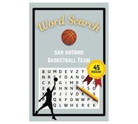 San Antonio Basketball Word Search Puzzle Book: Word Searches with easy to read print | 6x9 inches | 45 Puzzles, 405 Words, 68 Pages | Gift for ... Vacations, Road Trips, Holidays, & Free Time