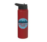 San Antonio City in the State of Texas Stainless Steel Insulated Water Bottle