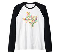 San Antonio Fiesta City Texas San Antonio Cinco de Mayo Raglan Baseball Tee
