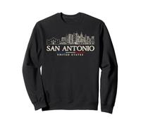 San Antonio Landmarks Vintage USA Travel Sweatshirt