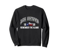 San Antonio Remember The Alamo Vintage Typography Sweatshirt