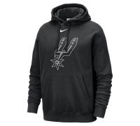 San Antonio Spurs Club Men's Nike NBA Pullover Hoodie - Black - Cotton/Polyester XL