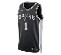 Nike Nba San Antonio Spurs Icon Edition Victor Wembanyama Dri-fit Swingman Jersey Grey C015