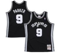 San Antonio Spurs Jersey Men's NBA Mitchell & Ness Top - Parker - New