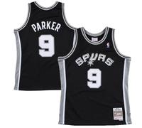 San Antonio Spurs Jersey Men's NBA Mitchell & Ness Top - Parker - New