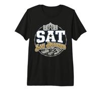 San Antonio Texas SAT Alamo Riverwalk Barbed Wire Premium T-Shirt