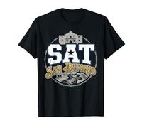 San Antonio Texas SAT Alamo Riverwalk Barbed Wire T-Shirt
