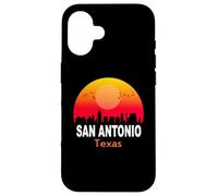 San Antonio Texas State USA Vintage Retro Sunset City Case for iPhone 16