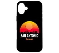 San Antonio Texas State USA Vintage Retro Sunset City Case for iPhone 16 Plus