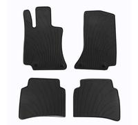 San Auto Car Floor Mat for Mercedes-Benz E-Class 2024 2025 (W214) E200 E350 E450 E53 AMG Custom Fit Full Black Rubber Auto Floor Mats Set All Weather Heavy Duty Odorless
