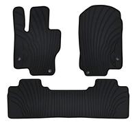 San Auto Car Floor Mats for Mercedes-Benz GLE 2019 2020 Custom Fit Rubber Full Black Auto Floor Liners Set All Weather Protection Heavy Duty Odorless