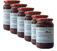 San Benedetto Organic Sugar Free Apple Preserve - Italian artisan product (6 jars 380 grams)