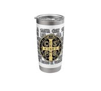 San Benito, Medalla y oracion Stainless Steel Insulated Tumbler