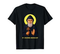 San Charbel Makhlouf, Holy Miracle Monk, Pray for us! T-Shirt