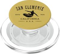 San Clemente California Surf Distressed Design PopSockets PopGrip for MagSafe