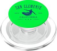 San Clemente California Surf Distressed Design PopSockets PopGrip for MagSafe