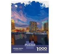 San Diego 1000 Piece Jigsaw Puzzle, Historic Square Architecture, Weekend Hobby, Matte Printed Jigsaw, Family Night Game for Families, 38x26cm/1000pcs