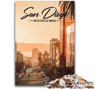 San Diego 1000 Piece Jigsaw Puzzles for Teenagers Gifts, Educational Stress Relief Toy for Is Ideal As A Gift for The Whole Family 1000pcs(50x75cm)