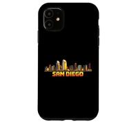 San Diego 8-Bit Retro Video Arcade Gamer Style Gaming 80s Case for iPhone 11