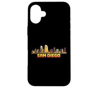 San Diego 8-Bit Retro Video Arcade Gamer Style Gaming 80s Case for iPhone 16 Plus