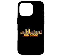 San Diego 8-Bit Retro Video Arcade Gamer Style Gaming 80s Case for iPhone 16 Pro