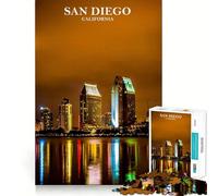 San Diego California 1000 Piece Jigsaw Puzzles for Teenagers Jigsaw Think Game Calm Mind Quality Edge (38x52cm)