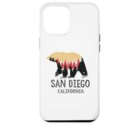 San Diego California Grizzly Bear Vintage Souvenir Gift Case for iPhone 12 Pro Max