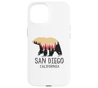 San Diego California Grizzly Bear Vintage Souvenir Gift Case for iPhone 15