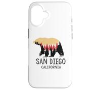 San Diego California Grizzly Bear Vintage Souvenir Gift Case for iPhone 16