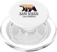 San Diego California Grizzly Bear Vintage Souvenir Gift PopSockets PopGrip for MagSafe