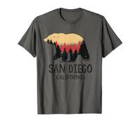 San Diego California Grizzly Bear Vintage Souvenir Gift T-Shirt