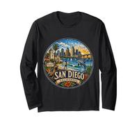 San Diego California Pacific Coast CA USA Long Sleeve T-Shirt