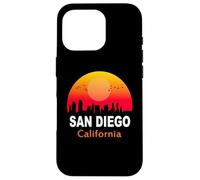 San Diego California State USA Vintage Sunset Retro City Case for iPhone 16 Pro