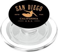 San Diego California Surf Design PopSockets PopGrip for MagSafe