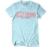 San Diego California T-Shirt Skyblue