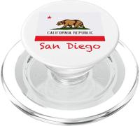 San Diego California USA Flag Souvenir PopSockets PopGrip for MagSafe