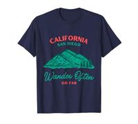 San Diego California Vacation Wander Often Go Far T-Shirt