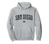 San Diego California Vintage Pullover Hoodie