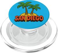 San Diego Coastal Vintage Sun California Beach Vibes PopSockets PopGrip for MagSafe