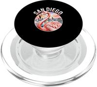 San Diego Flamingo Cute Animal City Zoo my PopSockets PopGrip for MagSafe