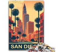 San Diego Jigsaw Puzzles for Adults 2000, Help The Brain Exercise Addictive Toys to Cultivate Patience Unique Challenge Game 2000pcs(70x100cm)