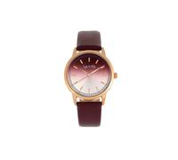 San Diego Leather-Band Watch Sophie and Freda Maroon One Size