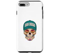 San Diego Mexican Sugar Skull Mint Green Pink Case for iPhone 7 Plus/8 Plus