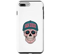 San Diego Mexican Sugar Skull Mint Green Pink Case for iPhone 7 Plus/8 Plus