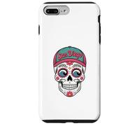 San Diego Mexican Sugar Skull Mint Green Pink Case for iPhone 7 Plus/8 Plus