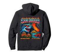 San Diego Retro Airbrush City Art Pullover Hoodie